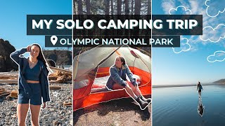 MY FIRST SOLO CAMPING ROAD TRIP | Olympic National Park, Day 1 Vlog, Let's Go Camping!!!