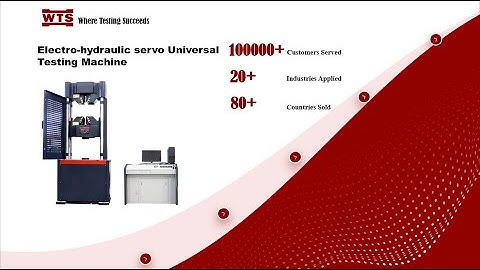 The Electro-hydraulic servo hydraulic universal testing machine