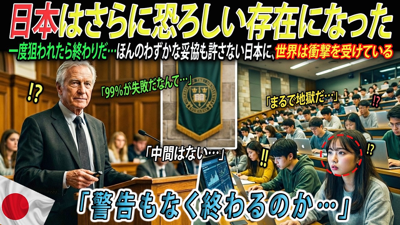 【海外感動秘話】「日本は予告なく終わらせる」――ハーバード大学の教授による警告。反撃する時間すら与えないため、決して侮ってはならない。