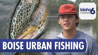 Angler Catches 24-inch Brown Trout in Boise River Urban Fishery