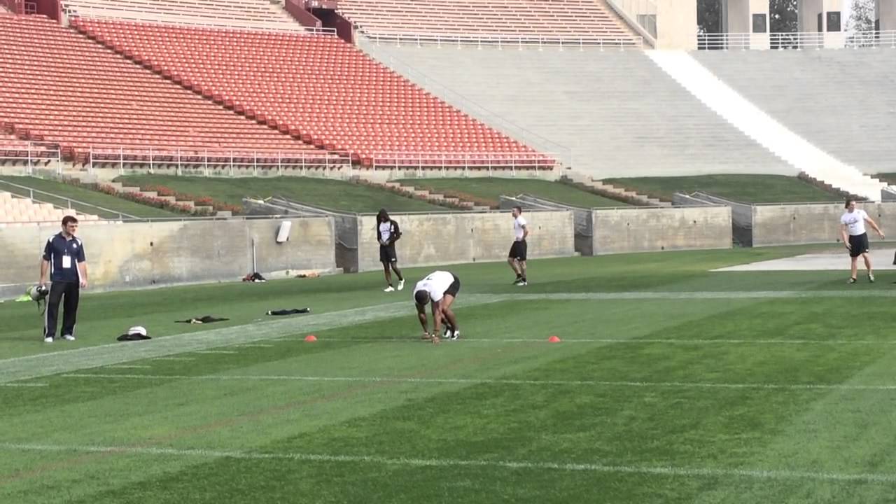 WMJA 40yd Combine - YouTube