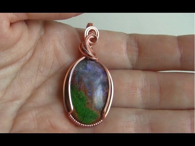 Tumbled Stones Tutorial, Wire Wrapped Tutorial, Freeform Stone Tutorial,  Wire Wrapped Pendant, Wire Stone Necklace, Jewelry Making Kit Craft  (Instant Download) …