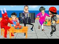 Scary Teacher 3D vs BanBan Red - Hello Neighbor Troll Nick with Broken TV in Miss T&#39;s New House Fun