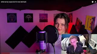 White Tee by Corpse but it's more laid back by kade Reaction