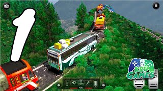 Euro Uphill Bus Simulator : New Bus Game 2021 Gameplay Walkthrough #1 (Android, IOS) screenshot 3