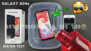 Samsung Galaxy A04e Water Test 💧 | Let's See Samsung A04e is Waterproof Or Not?