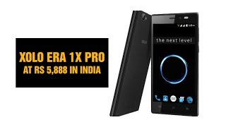 Xolo Era 1X Pro With Dual LED Flash, Xolo Era 1X Pro Specifications