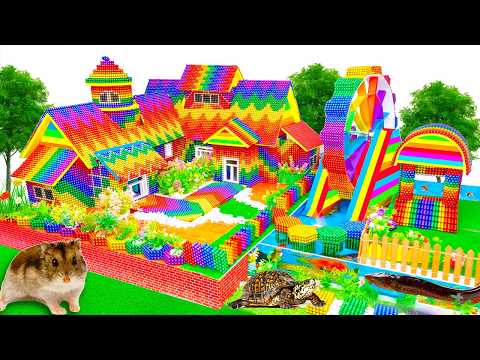 DIY How To Build Shopping Mall With Highest Aquarium Ever From Magnetic Balls (Satisfying ASMR)