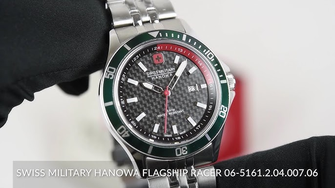 Military Racer YouTube Swiss 06-5337.04.007.06 - Flagship Chrono Hanowa