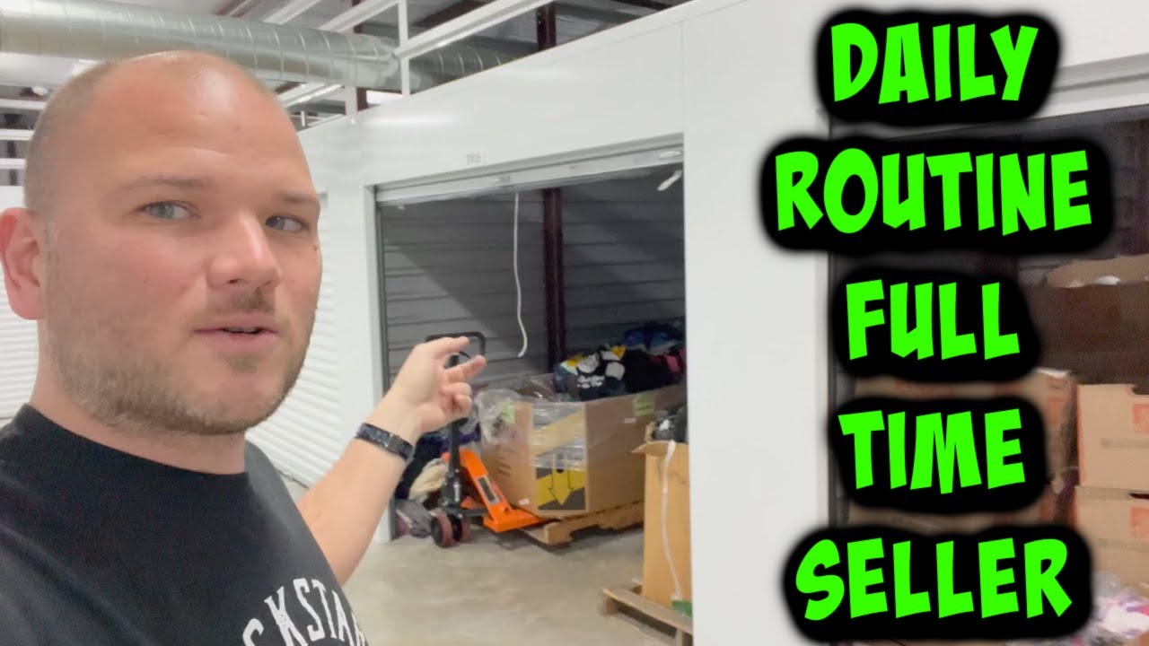 Day in the Life. Full Time Ebay Seller, Wholesaler & YouTuber YouTube
