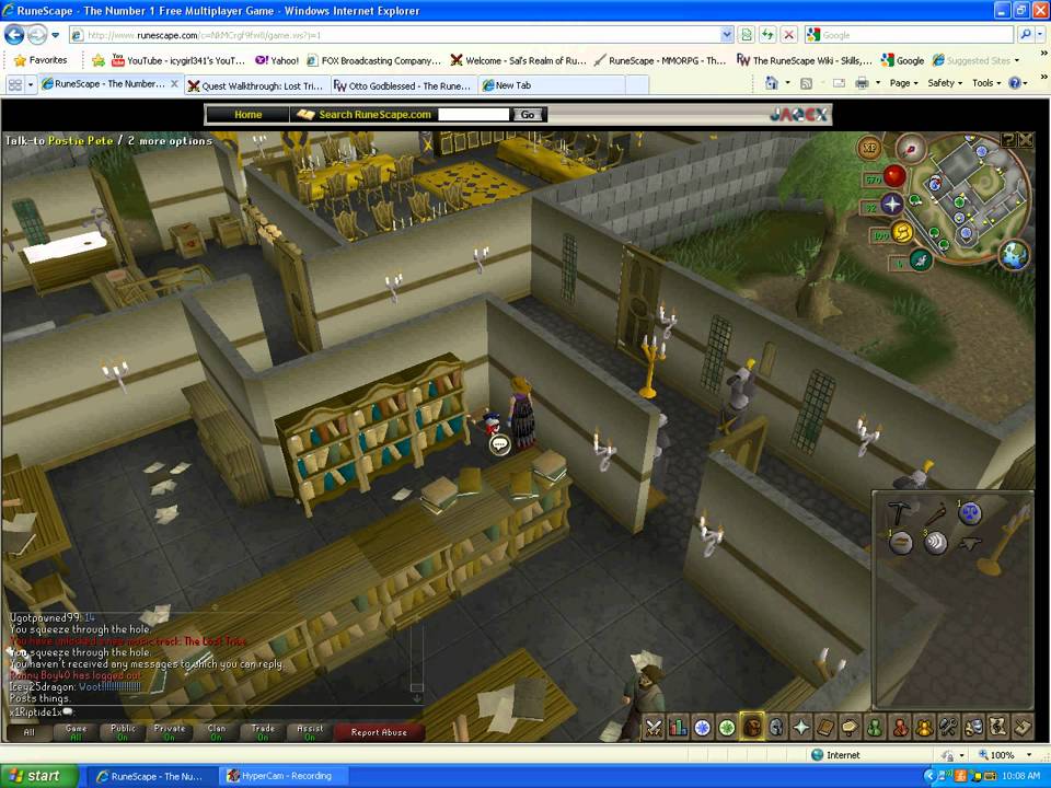 Runescape Postie Pete Found In Varrock Library!