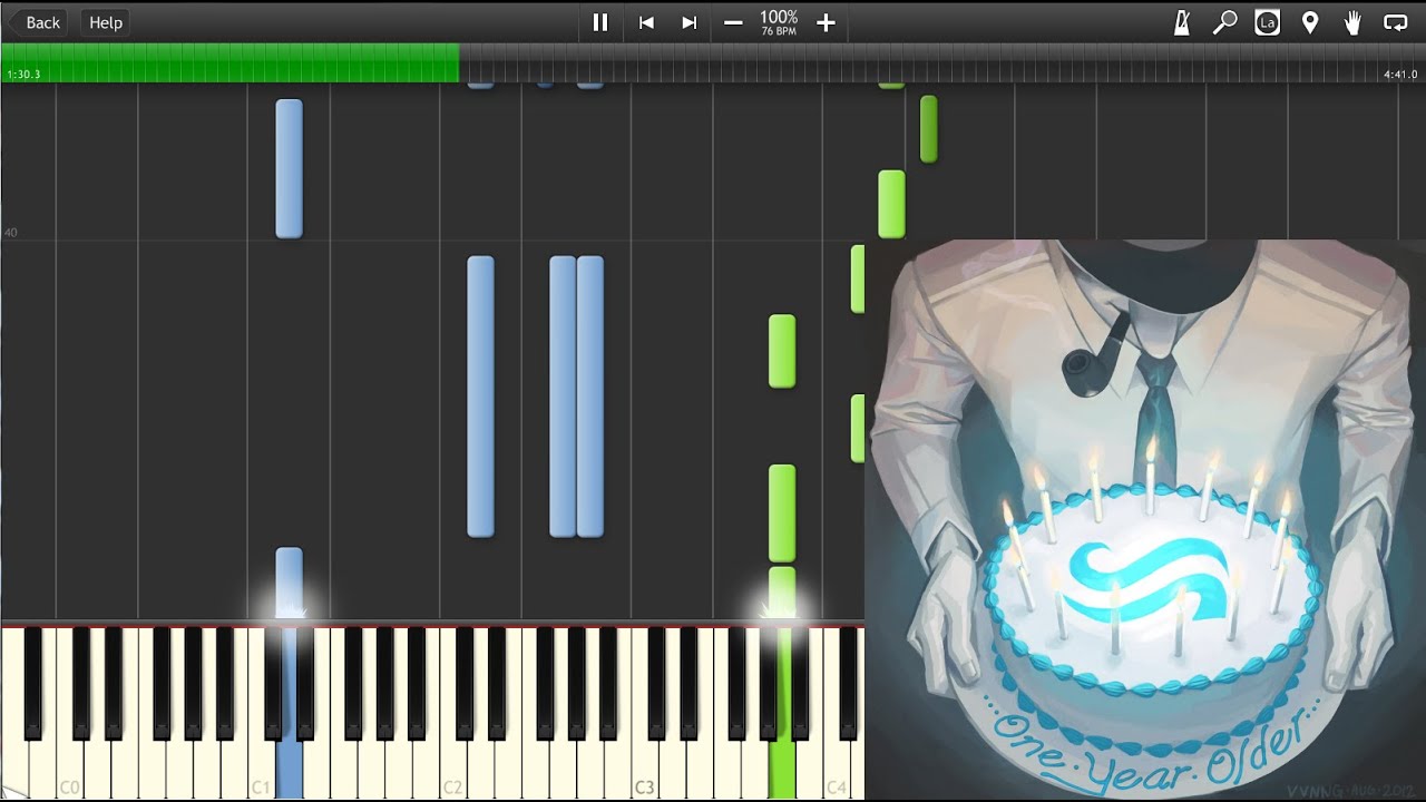Homestuck - Mother - Synthesia Piano Arrangement