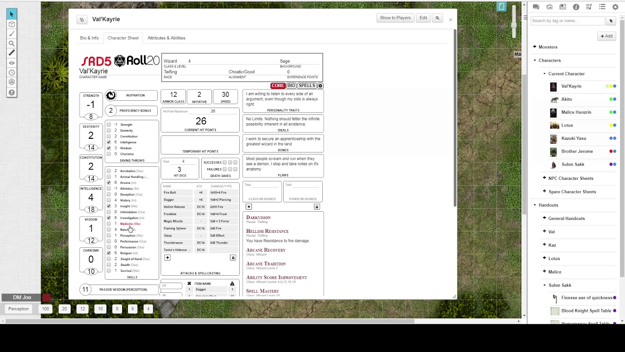 roll20 saving throw and ability check macros youtube roll20 5e character sheet macros