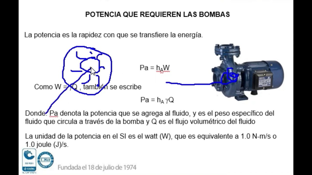 POTENCIA EN BOMBAS Y TURBINAS CONCEPTO YouTube POTENCIA EN BOMBAS Y TURBINAS CONCEPTO YouTube