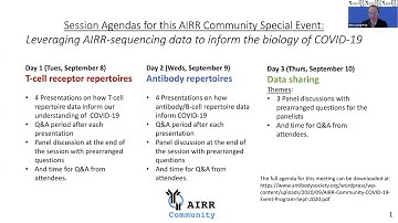 AIRR-C Special Event: Leveraging AIRR-seq data to inform the biology of COVID-19. Concluding remarks