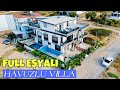 DİDİMDE MÜSTAKİL TADINDA FULL EŞYALI KÖŞE BAŞI HAVUZLU HARİLA VİLLA