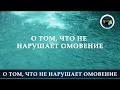 О том, что не нарушает омовение