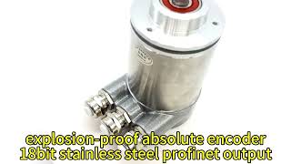 EX-CAX60R1812E10PNG explosion-proof absolute encoder 18bit stainless steel profinet output