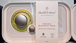 HEARTH HAND WITH MAGNOLIA PORTABLE BLUETOOTH RADIO - We shop at Target