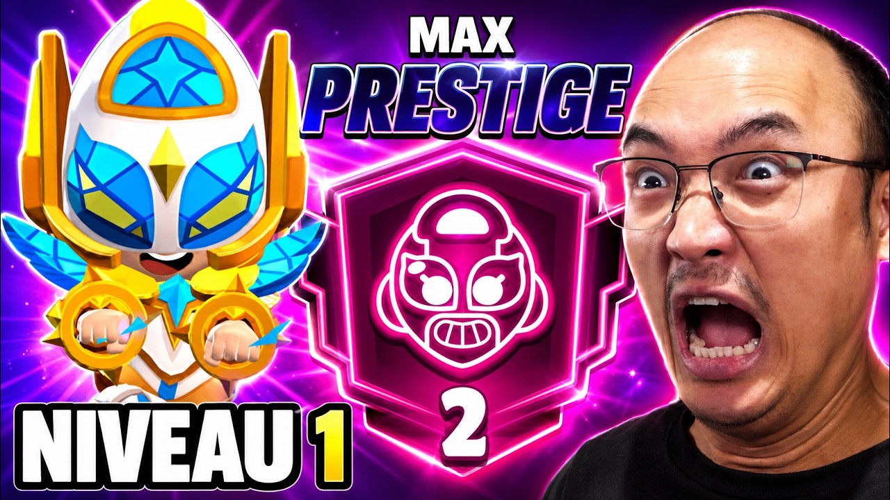 J’AI AMENÉ UN BRAWLER NIVEAU 1 AU PRESTIGE 2 !