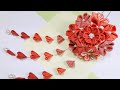 【つまみ細工】卒業式や成人式の髪飾り②組み上げ、さがり編  Канзаши Flor kanzashi flower 手工制作　StayHome