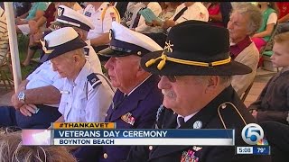 Veteran's Day Ceremony in Boynton Beach