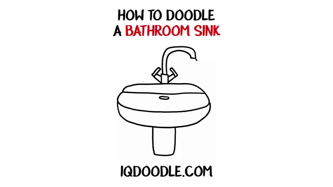 How To Draw A Bathroom Sink Drawing Tips