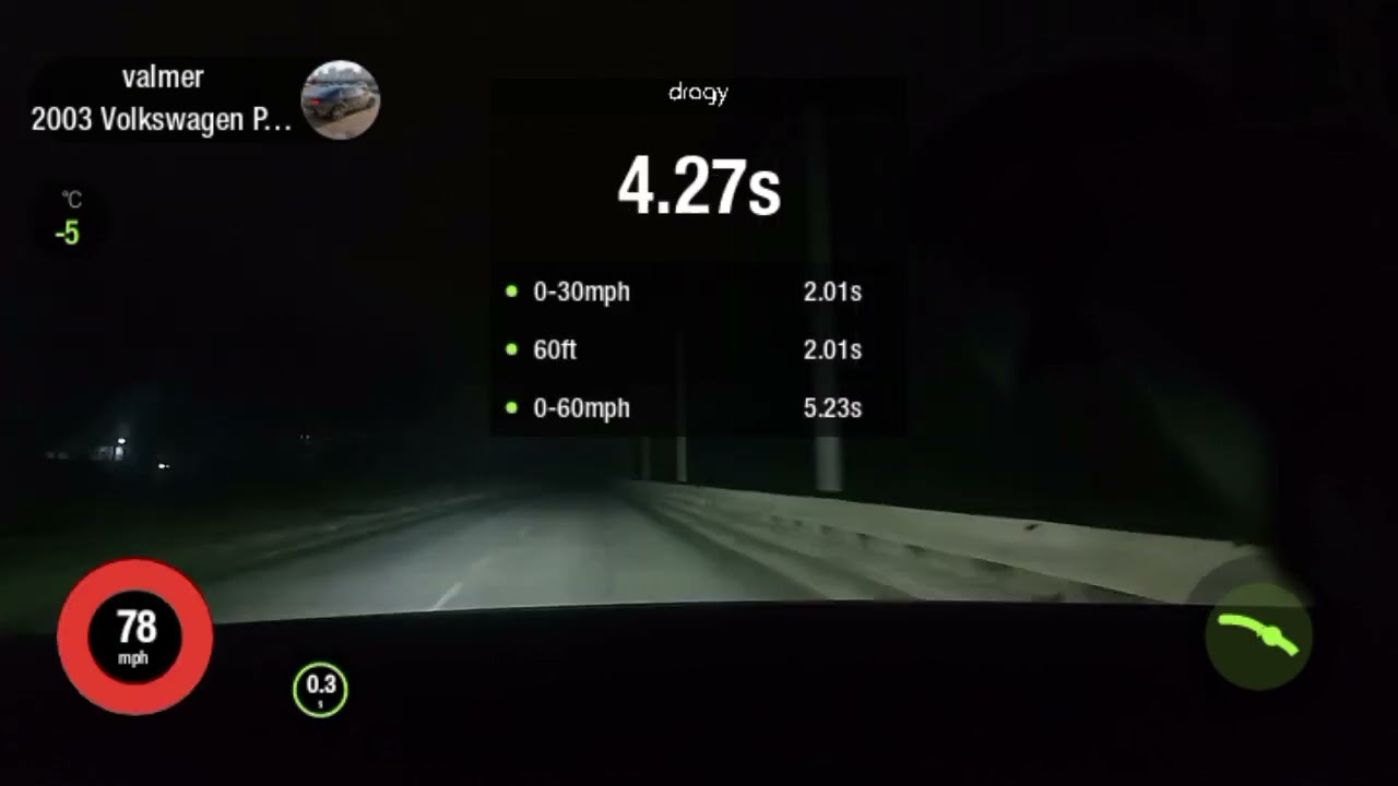 Phaeton NA 6.0 W12 0-60 mph, 1/4, dragy.