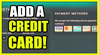 How To Add Credit Card Or Debit Card To Steam Account Steam Tutorial