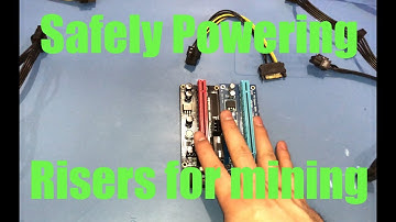 How to safely power risers.