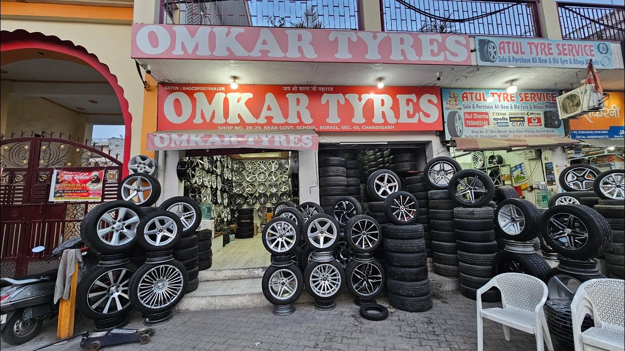Alloy tyres market Chandigarh, new alloys, used alloy wheel ,old tyres