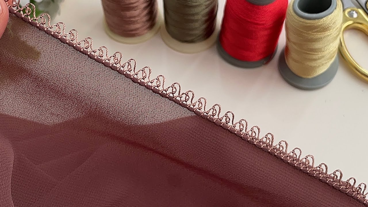 Düz kahve tonuna iğne oyası / sıralı iğne oyası modeli ! İğne oyası modelleri 