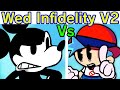 Friday Night Funkin' VS Mickey Mouse - Wednesday's Infidelity Part 2 FULL Week + Cutscenes (FNF Mod)