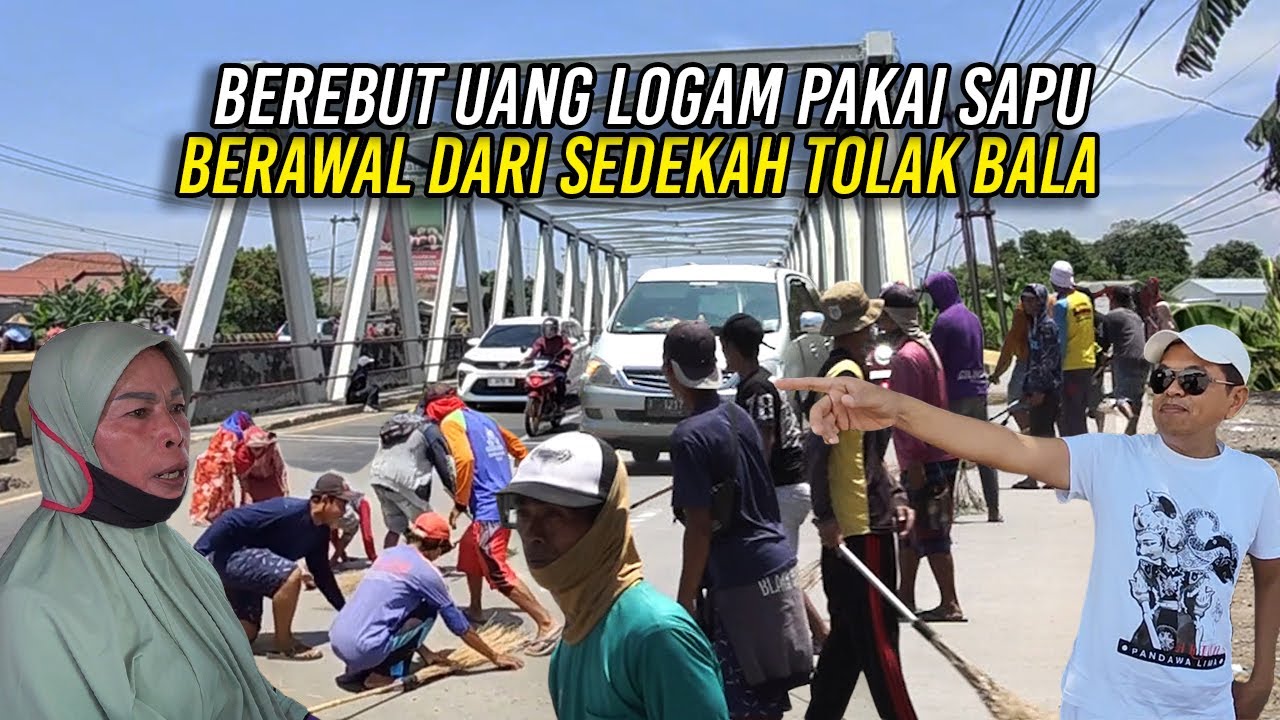BERAWAL DARI SEDEKAH TOLAK BALA 1974 | WARGA INDRAMAYU BEREBUT UANG LOGAM PAKAI SAPU