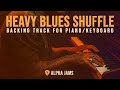 🎹 Heavy Slow Blues Shuffle • A Minor • 126 BPM (Live Groove Piano / Keys Backing Track)