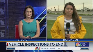 Vehicle inspections to end