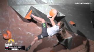 That girl is unbelievably talented! Insane performance from Janja Garnbret at Legends Only 2015