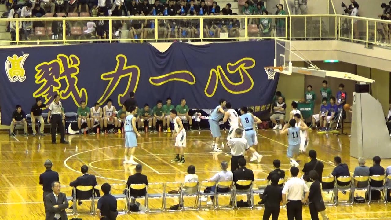 市立船橋vs土浦日大 2q 高校バスケ 15 関東大会準決勝 Youtube