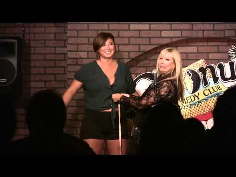 Rhonda Shear Coconuts stand up