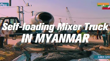 AS-3.5 Self Loading Concrete Mixer In Myanmar