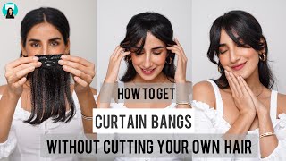 All about Clip-In Curtain Bangs | Hair Extensions India | Nish Hair
