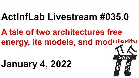 ActInf Livestream #035.0 ~ "A tale of two architectures free energy, its models, and modularity"