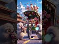 Nepali Rickshaw Spits Candy! Yetis Go Wild on Busy Nepal Road 🍭🍦🍫 | 3D Funny Animation #shorts