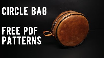 Small leather bag making and my mistakes. Free pdf pattern