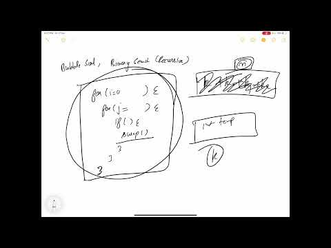 SPACE COMPLEXITY OF BUBBLE SORT and BINARY SEARCH (RECURSIVE) || ALGORITHMS MADE EASY ||