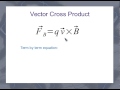 Understanding Magnetic Force and Cross Product