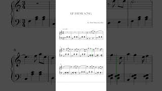 Disney Up Theme Song Sheet Music #shorts #short #shortvideo #shortsvideo #shortsfeed #tiktok