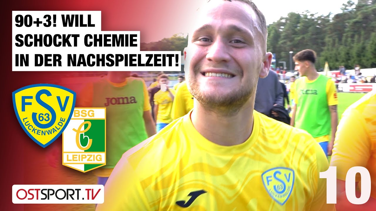 90+:3! WILL schockt CHEMIE in der Nachspielzeit: Luckenwalde - Chemie Leipzig | Regionalliga Nordost