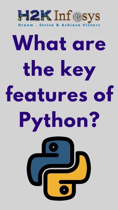 What Are The Key Features Of Python? | Python Interview Question - YouTube