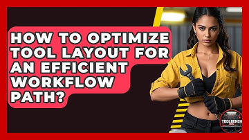 How To Optimize Tool Layout For An Efficient Workflow Path? - ToolBench Pros